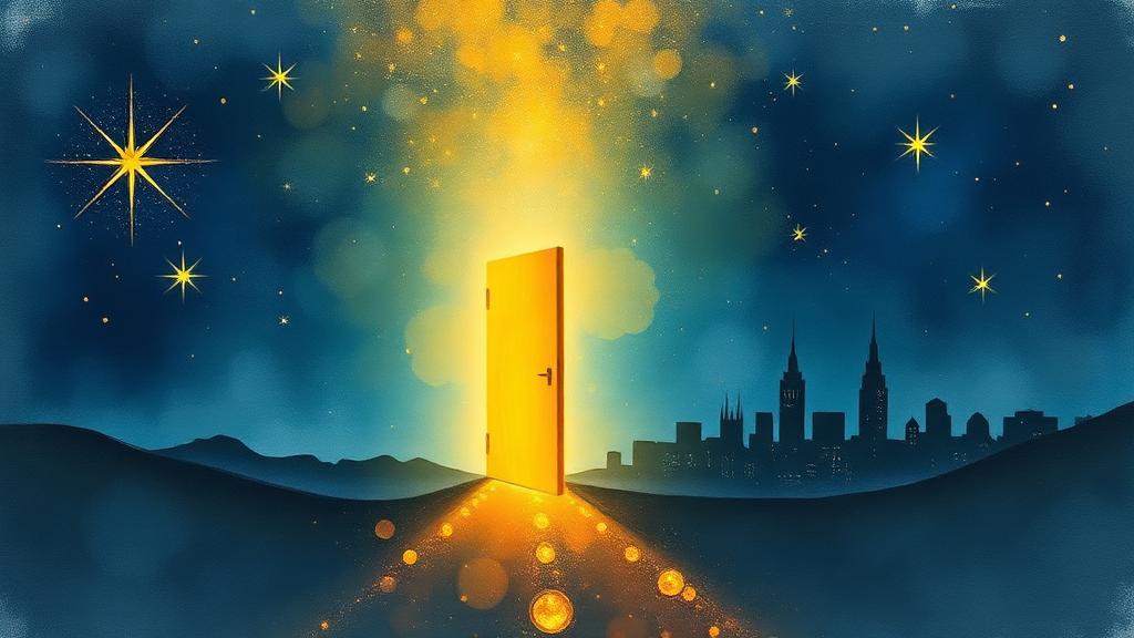 Magical illustration for the wish article: Career Wishes: The New Job Wish Worldwide