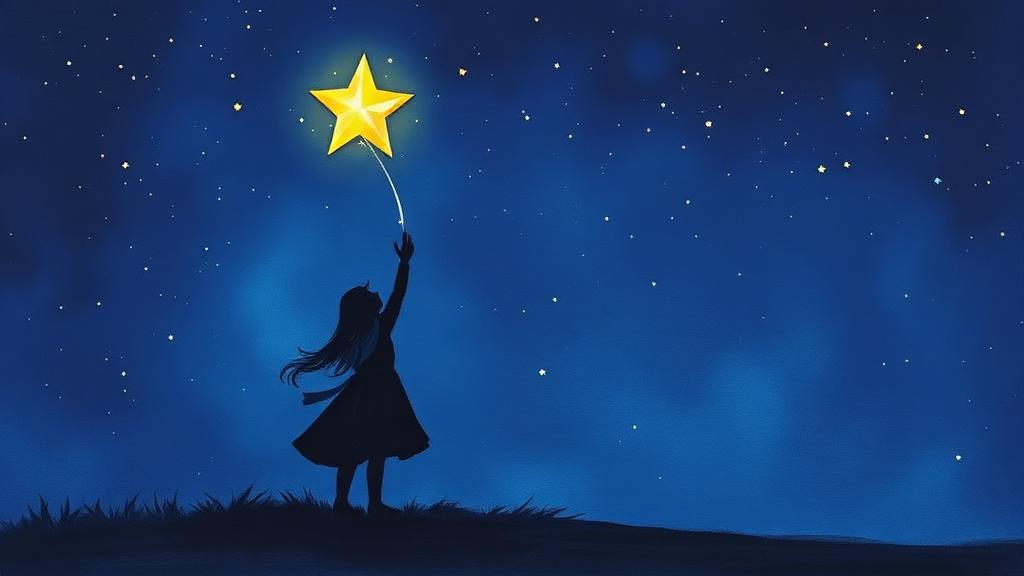 Magical illustration for the wish article: How to Wish for Someone Else