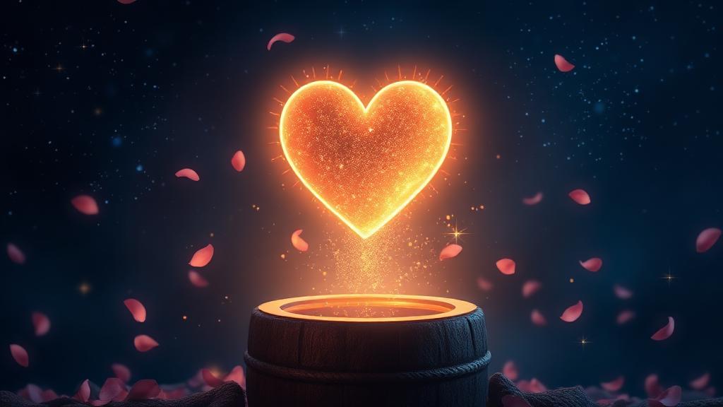 Magical illustration for the popular wish: Wish for Love