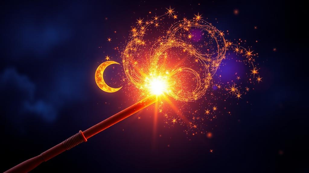 Magical illustration for the popular wish: Make a Wish Magic