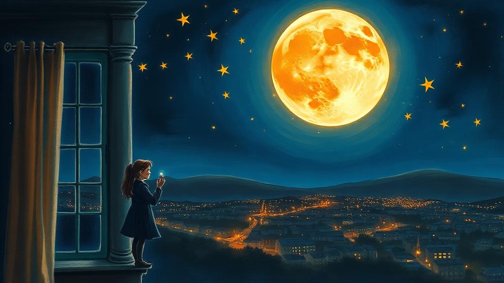 Magical illustration for the wish article: MIDNIGHT = When the World Makes Its Wishes
