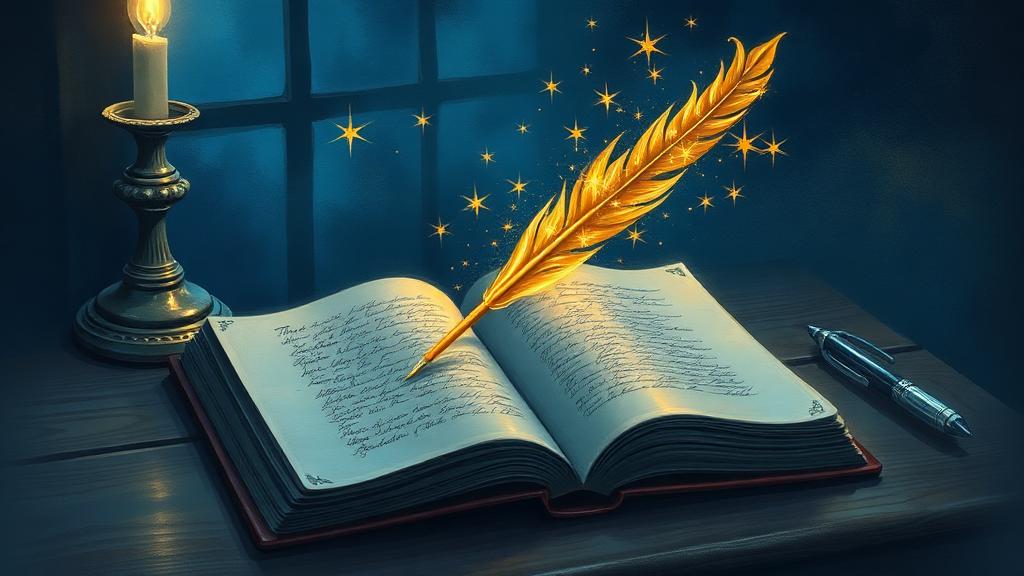 Magical illustration for the wish article: The Science of Writing Your Wish Down